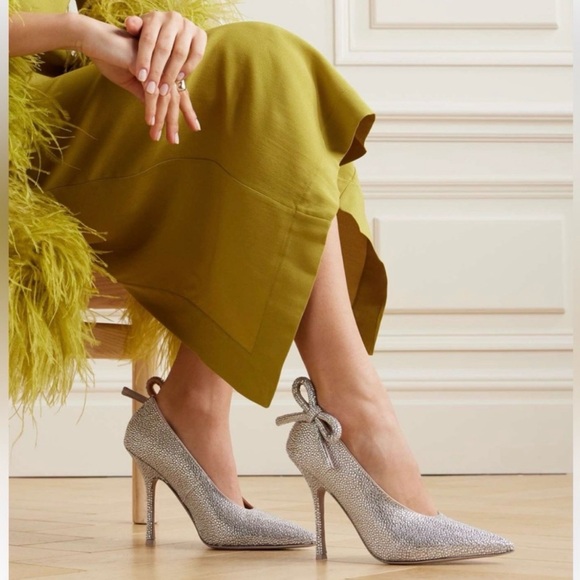 VALENTINO GARAVANI NITE-OUT PUMP WITH CRYSTALS 110 MM